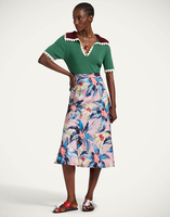 La DoubleJ Lungomare Skirt La DoubleJ Lungomare Skirt Maxi Tropicana Mauve SKI0089SIL001TRC01PU06