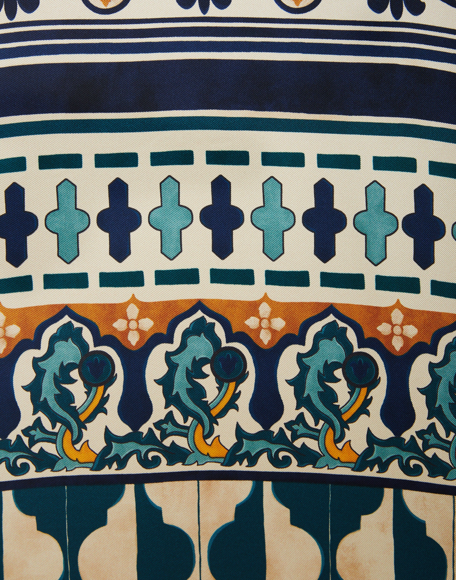 La DoubleJ Mini Swing Dress Casareale Small Plac&egrave;e Cream DRE0159SIL001REA02WH03