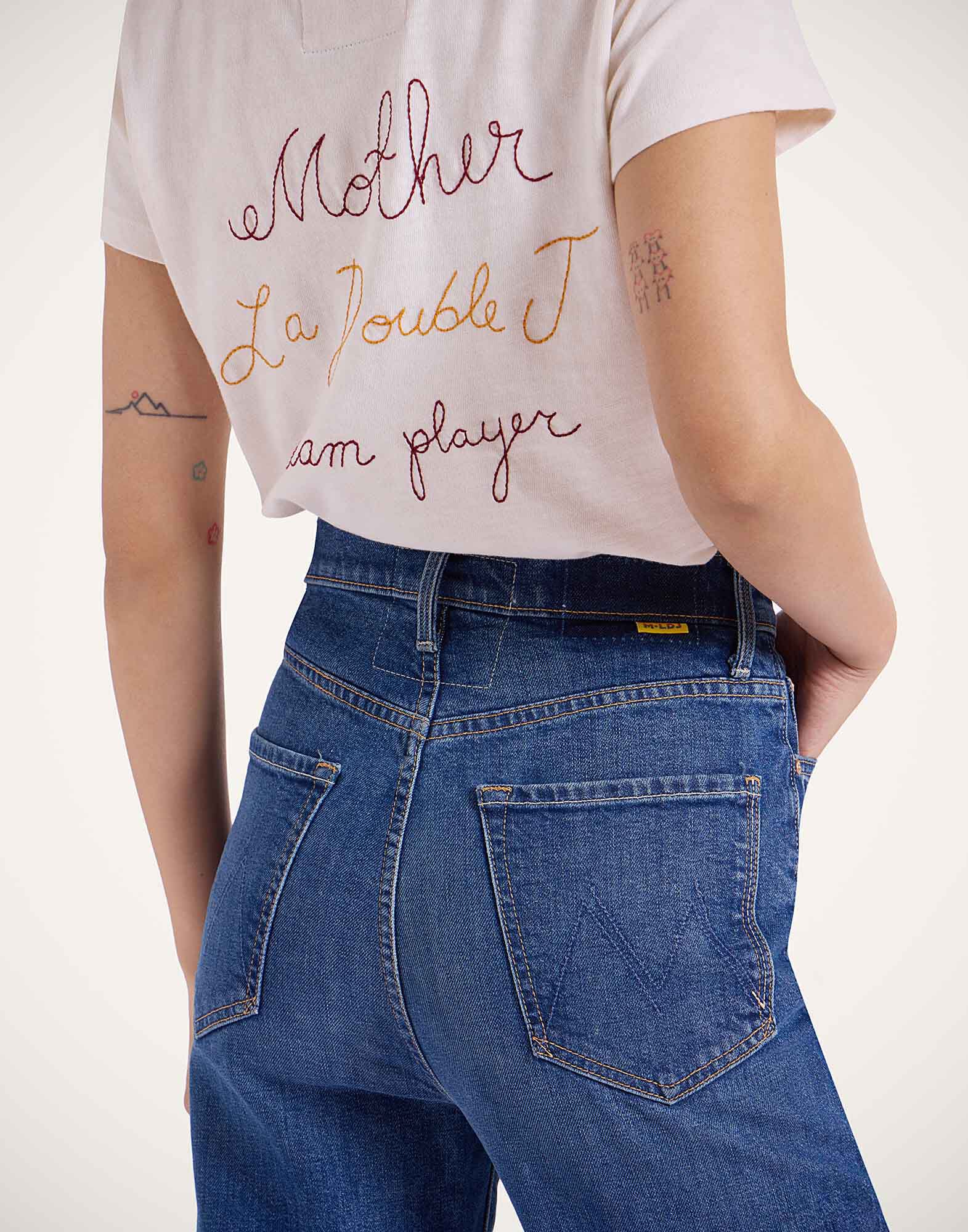 La DoubleJ The Tune Up Maven Sneak Jeans Middle Child Blue TRO0166DEN011MDC01BU03