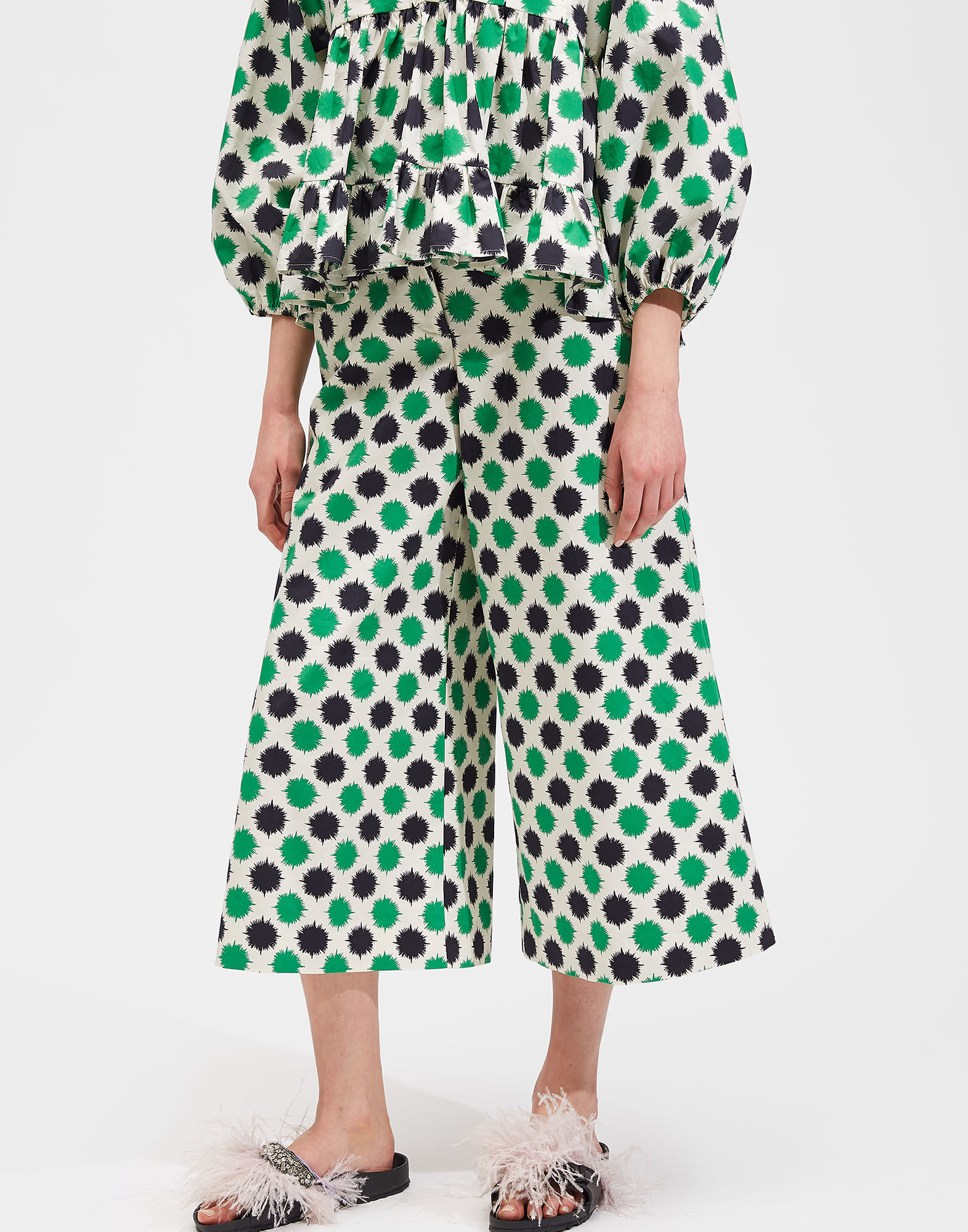 LaDoubleJ Coulotte Pants Pom Pom TRO0027COT006PMP0001