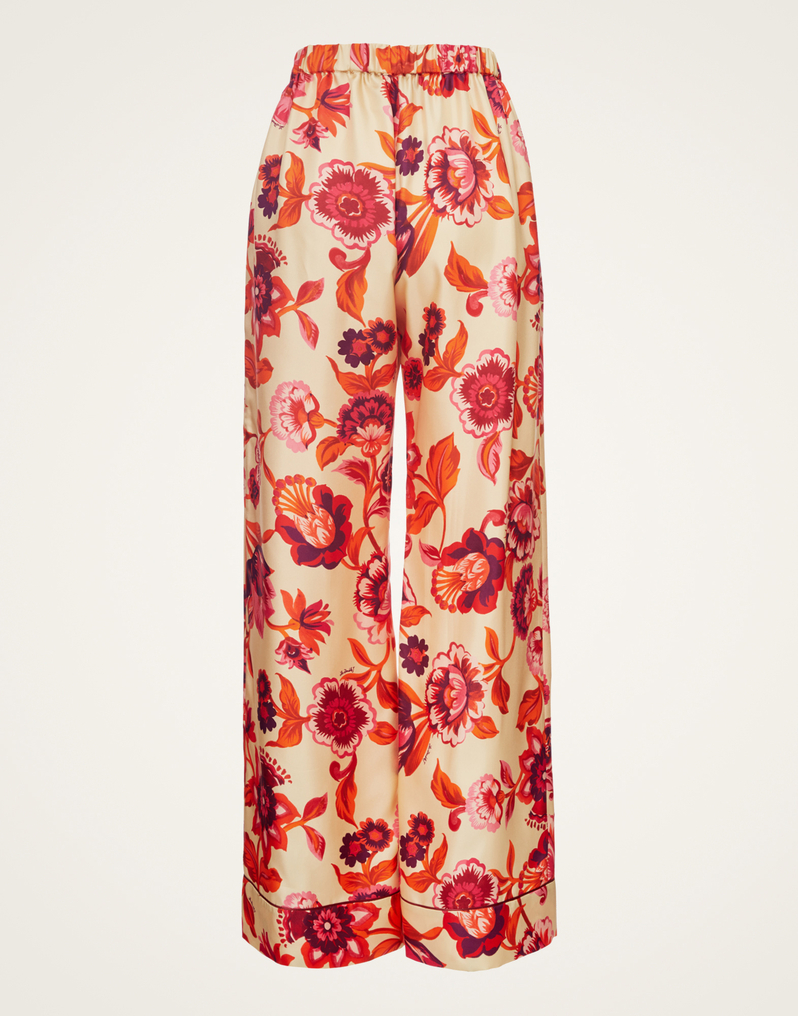 La DoubleJ Pajama Pants La DoubleJ Pajama Pants Hottie Cream TRO0116SIL001HOT01WH03