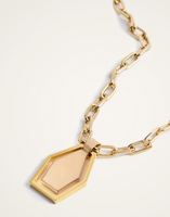 La DoubleJ Swinging Portal Necklace La DoubleJ Swinging Portal Necklace 24k Gold Plate NEC0022BRA003GOL09YE05