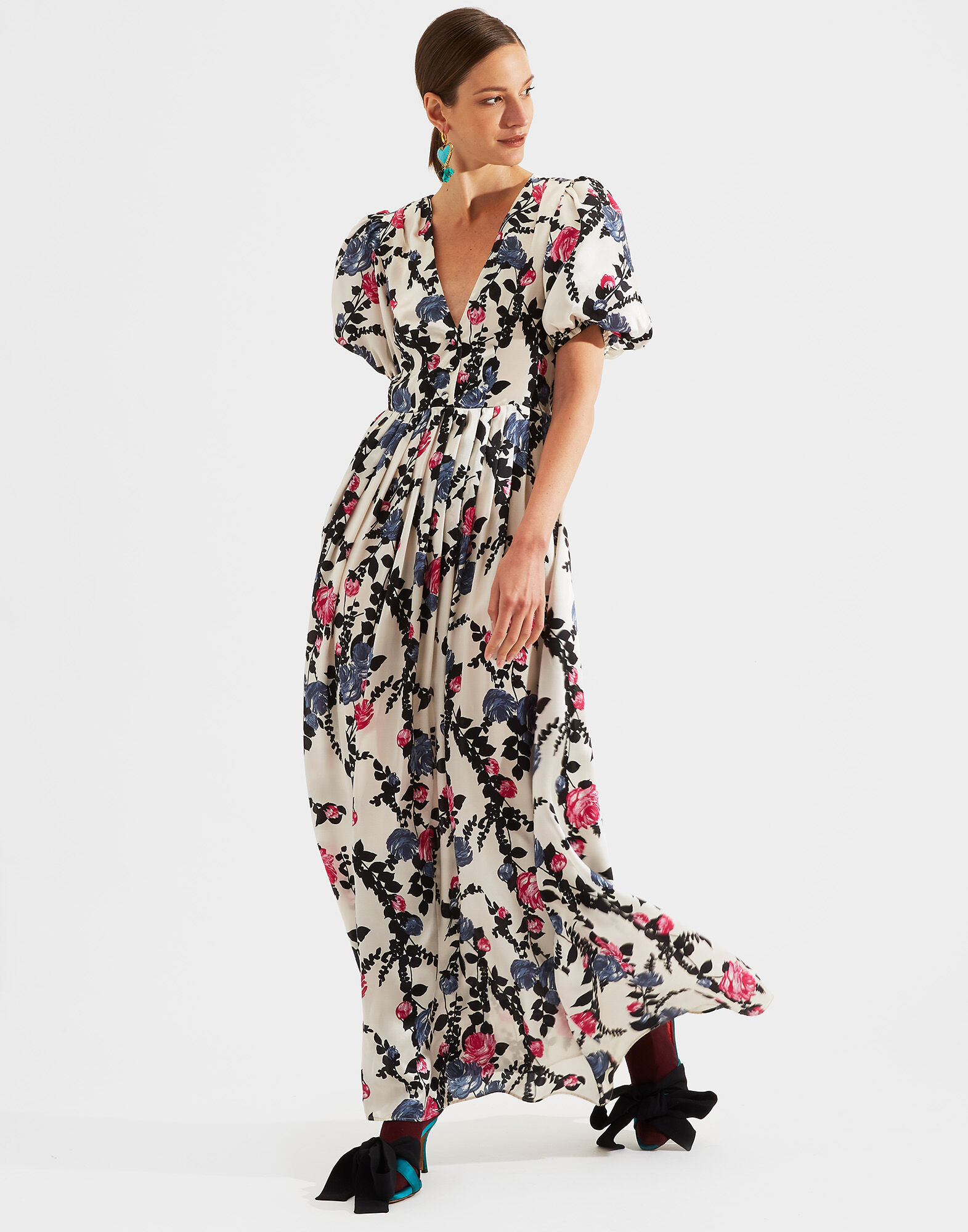 Womens Clothing Dresses Casual and summer maxi dresses La DoubleJ Silk Persephone Dress 