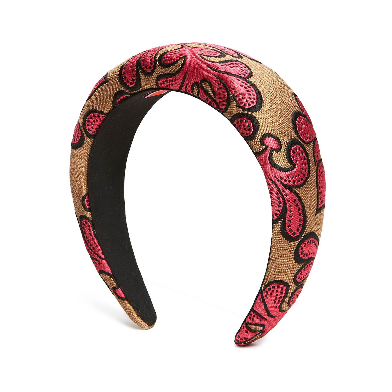 La Doublej Medici Headband In Herald Fuchsia