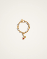 La DoubleJ Mineral Charm La DoubleJ Mineral Charm 24k Gold Plate CHM0011BRA003SOLIDRE01