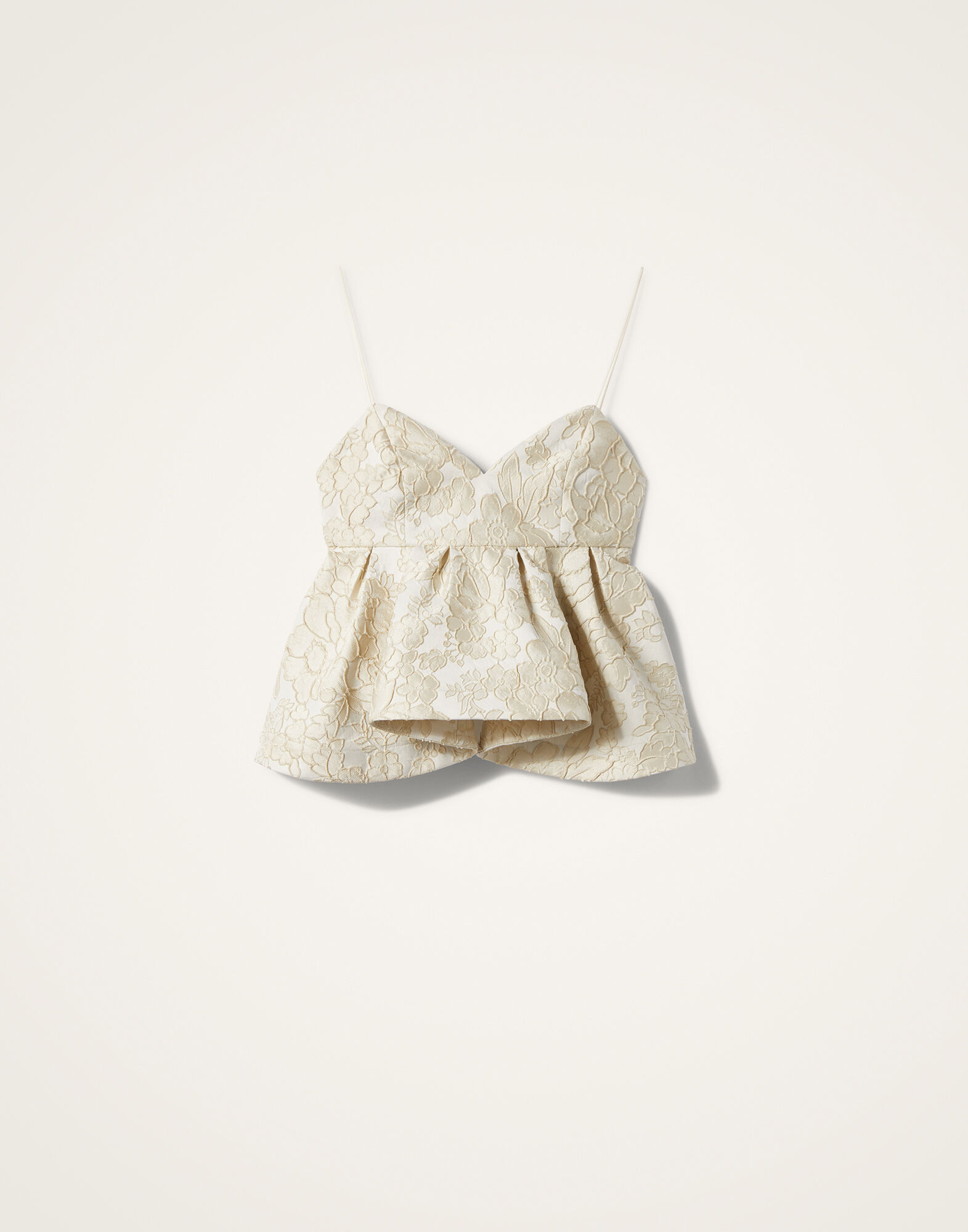 La DoubleJ Satine Top Peony Ivory TOP0158JCQ111PEO04WH04