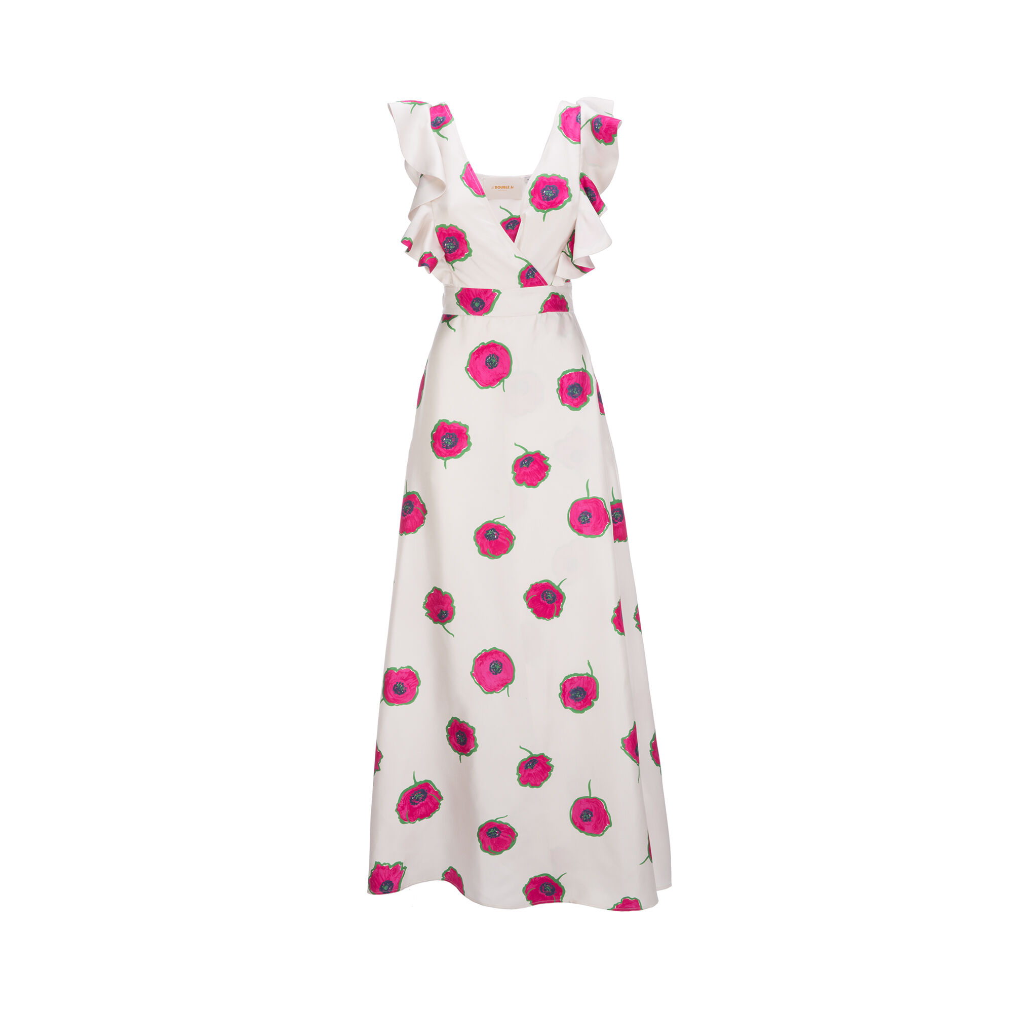 LaDoubleJ Wedding Guest Dress Papaveri DRE0035SIL001PAP0001