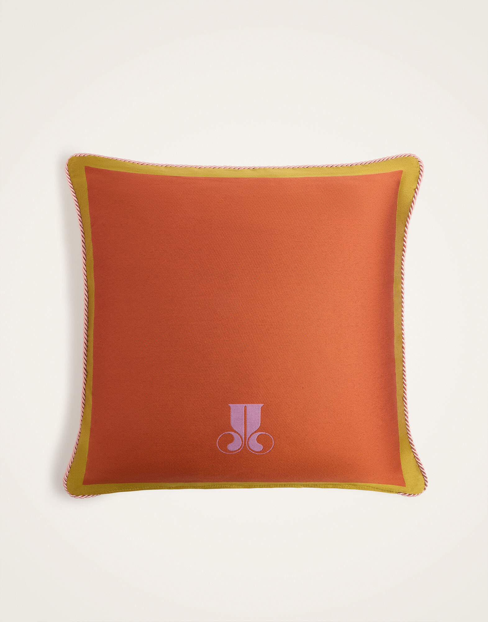 La DoubleJ Cushion Butterbird Pumpkin CUS0031JCQ124BTB02OR10