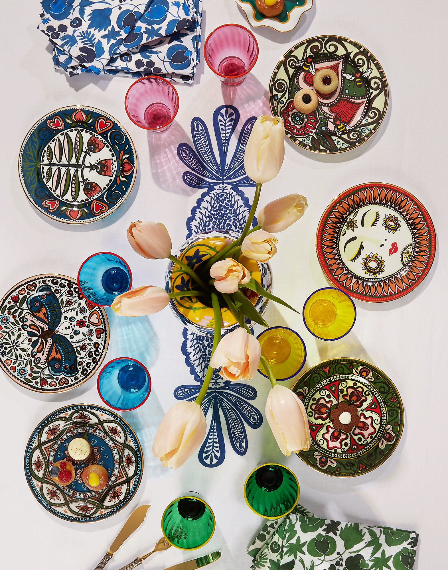 La DoubleJ Dessert Plate Set of 2 Rebirth DIS0039CER001LAD0001