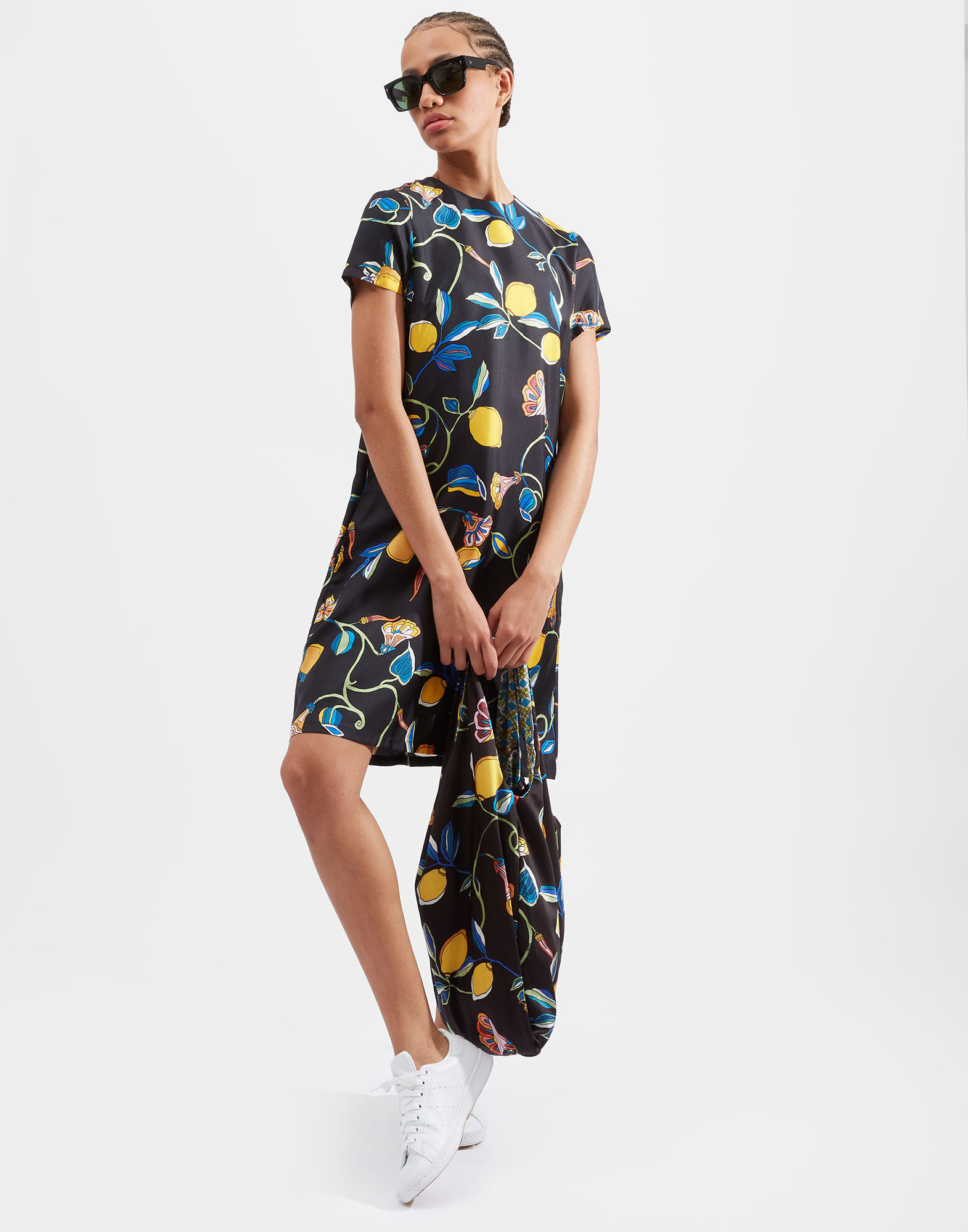 La DoubleJ Mini Swing Dress Borboni DRE0159SIL001BRN01BL01