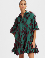 La DoubleJ Choux Dress Hotspot Emerald DRE0193JCQ079SPO01GR04