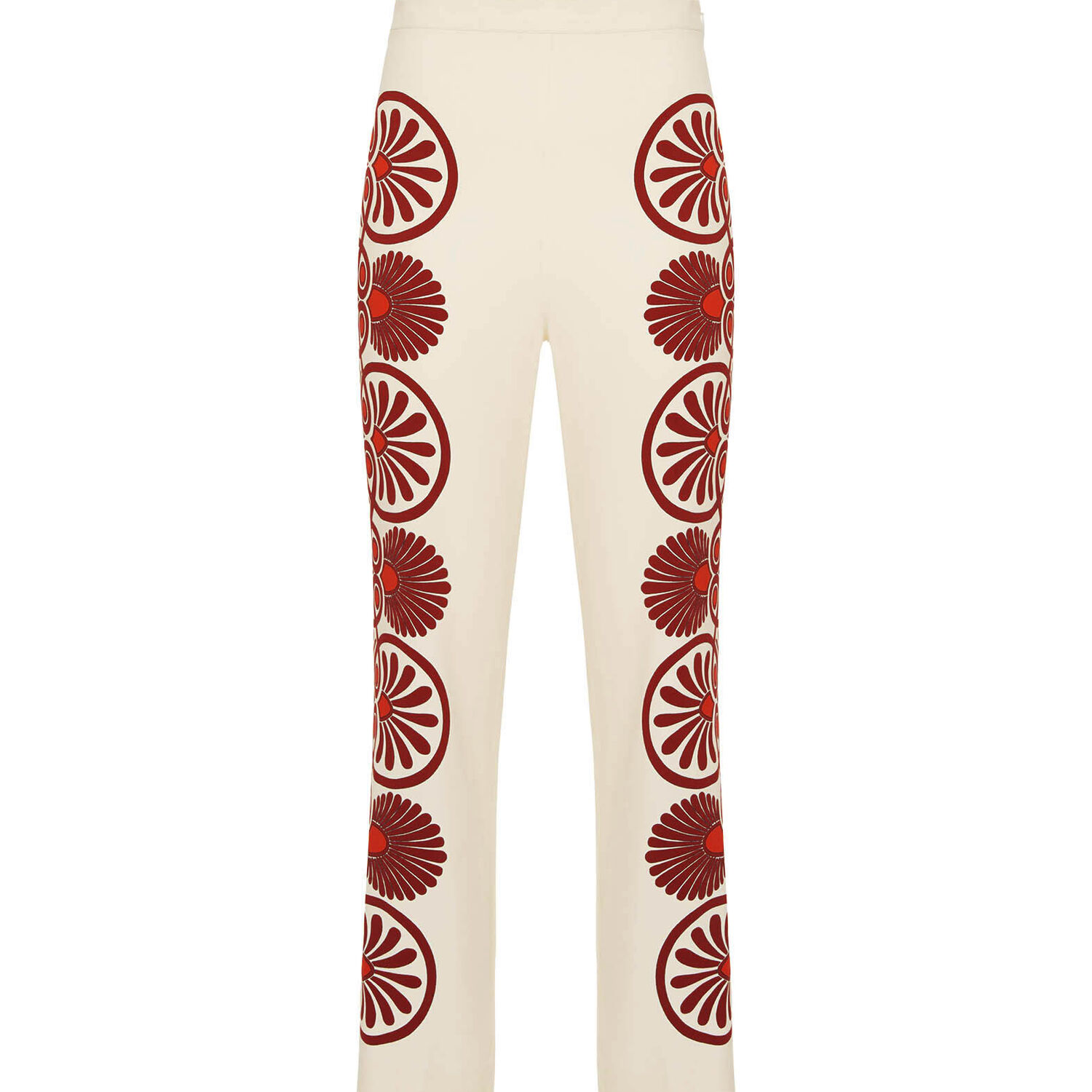 La Doublej Stretch Pants In Medallion Placée Cream