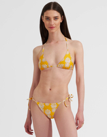 La DoubleJ Triangle Bikini Top Pineapple Sunflower SWI0003LYC001PNP20YE02