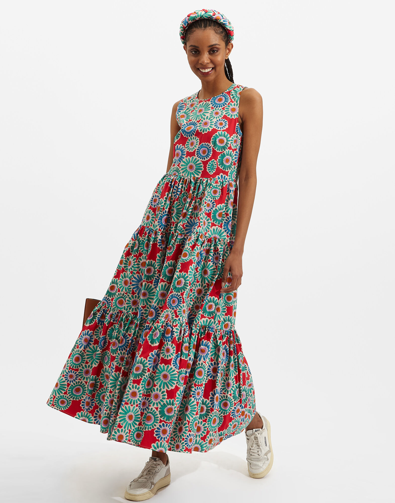 La DoubleJ Sleeveless Big Dress Crazy Daisy DRE0185COT001DAY0001