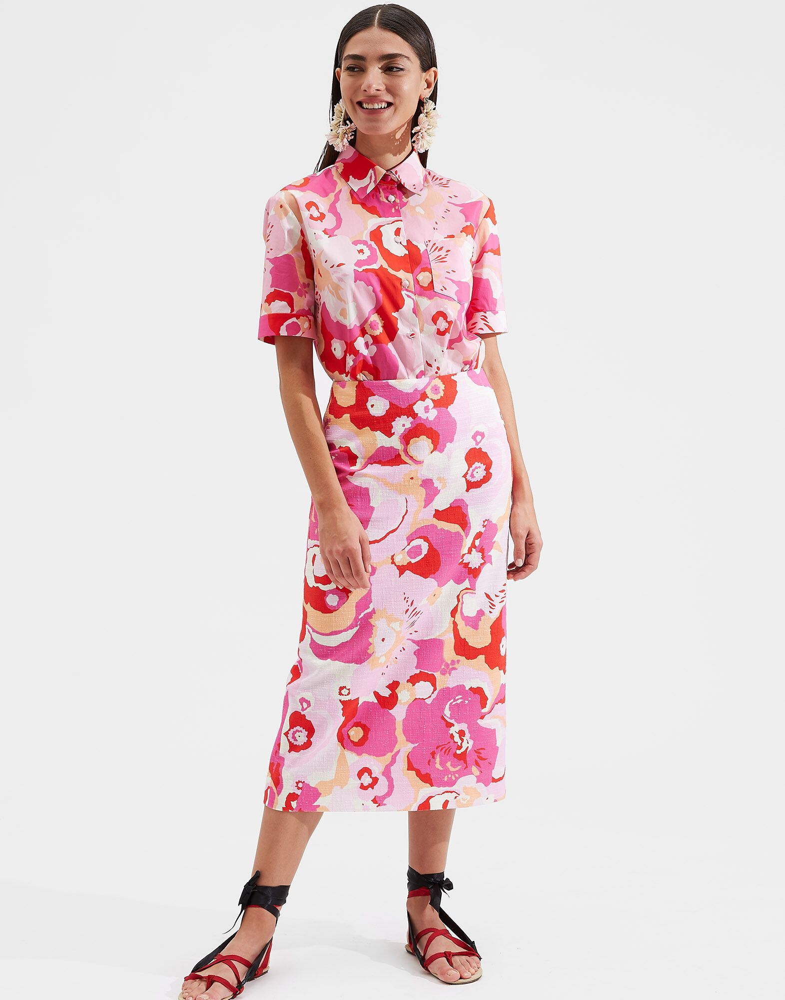 LaDoubleJ Clerk Shirt Peonia Rosa SHI0020COT020PEO0002