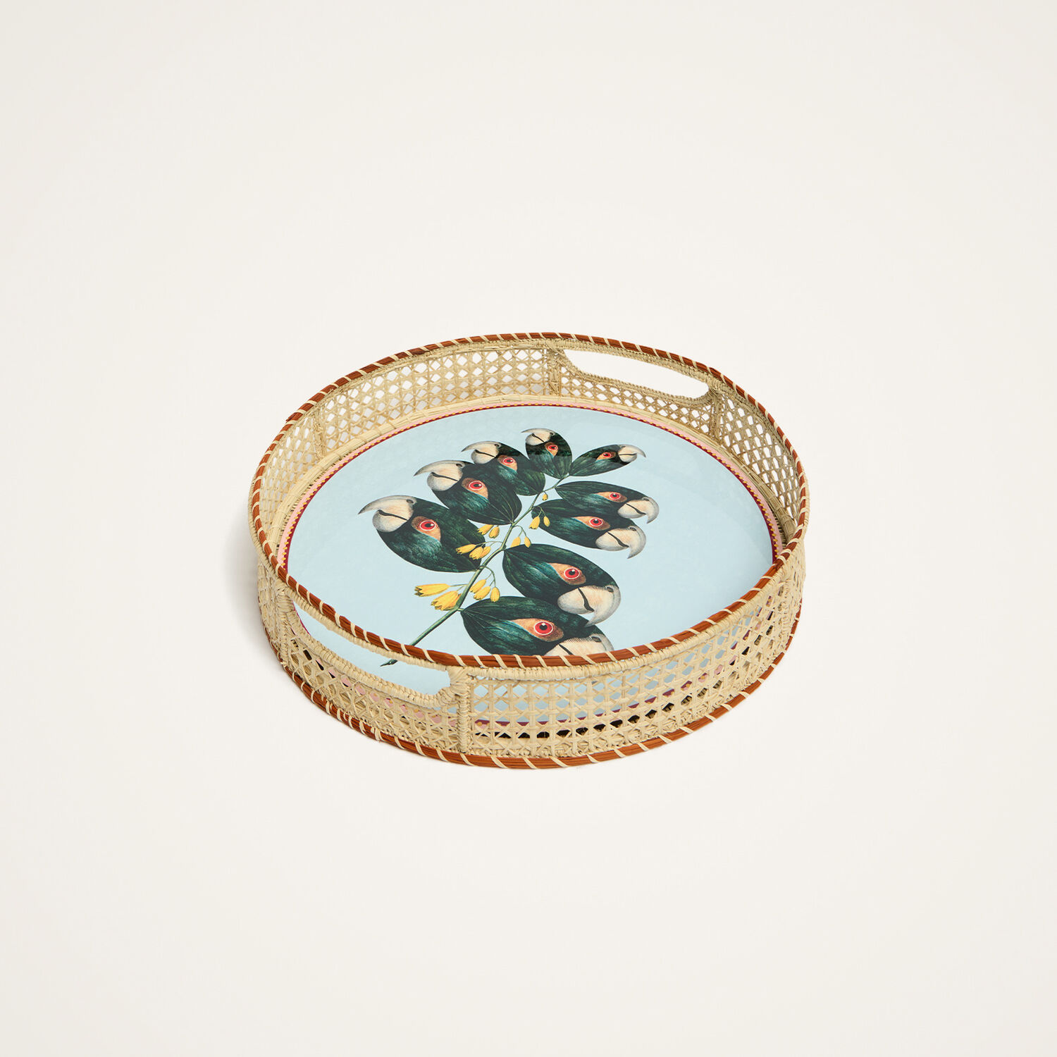 La Doublej Disk Placemat In Blue