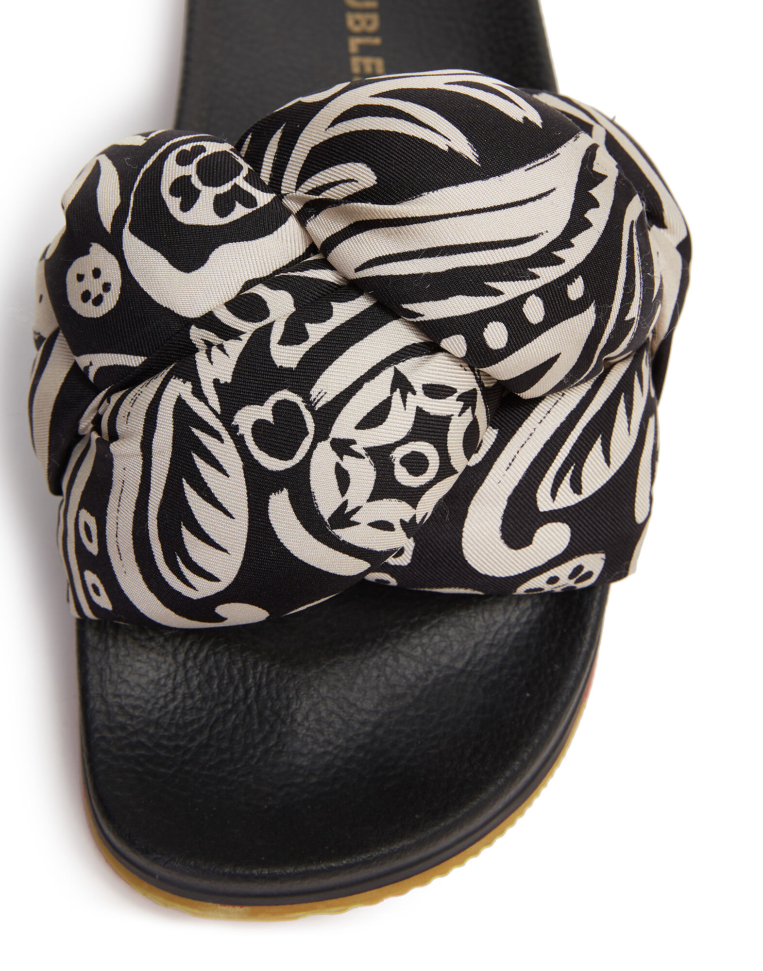 La DoubleJ Treccia Slides Fauve SHO0005FOD001FAU0001