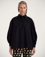 La DoubleJ Poet Shirt La DoubleJ Poet Shirt Solid Black SHI0055COT001BLA0001