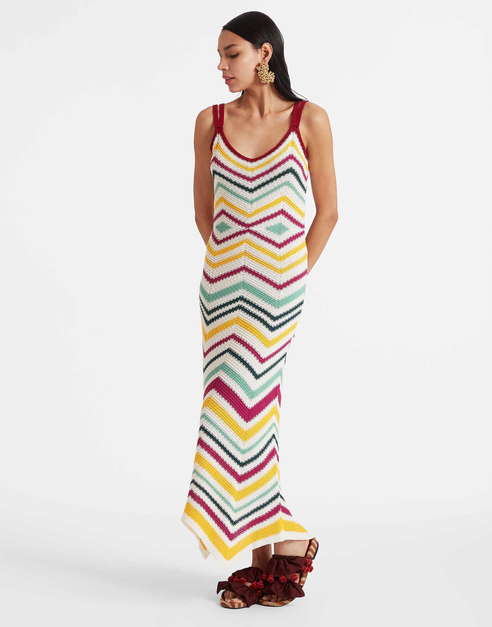 La DoubleJ Dazzling Knit Dress Multicolor DRE0696KNI111VA246MU01