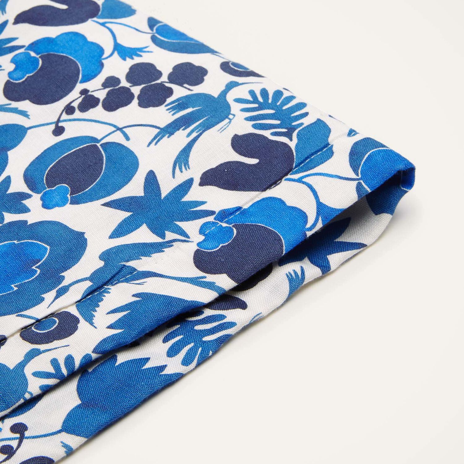  La Doublej Linens Women - Placemat Set Wildbird Blu Small One Size 100% Linen 