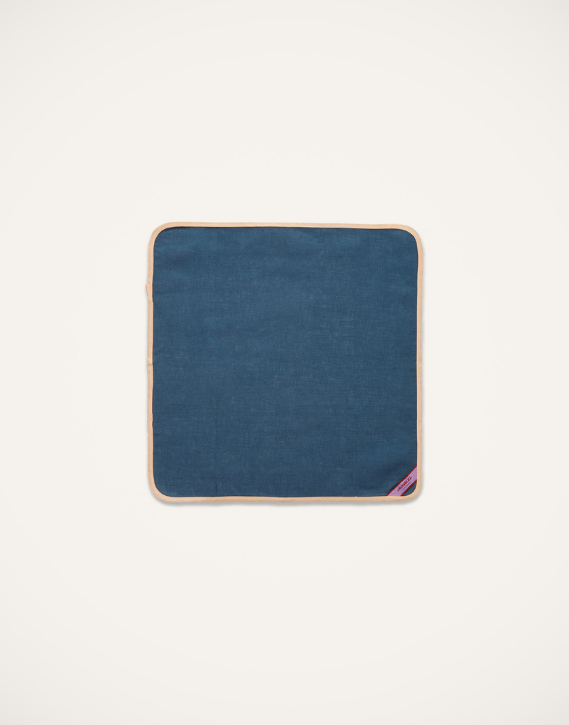 La DoubleJ Large Napkins Set Of 2 La DoubleJ Large Napkins Set Of 2 Rainbow Navy NAP0010LIN006RAI0031