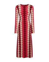 La DoubleJ Trine Knit Dress Bordeaux DRE0642KNI096VA208RE02