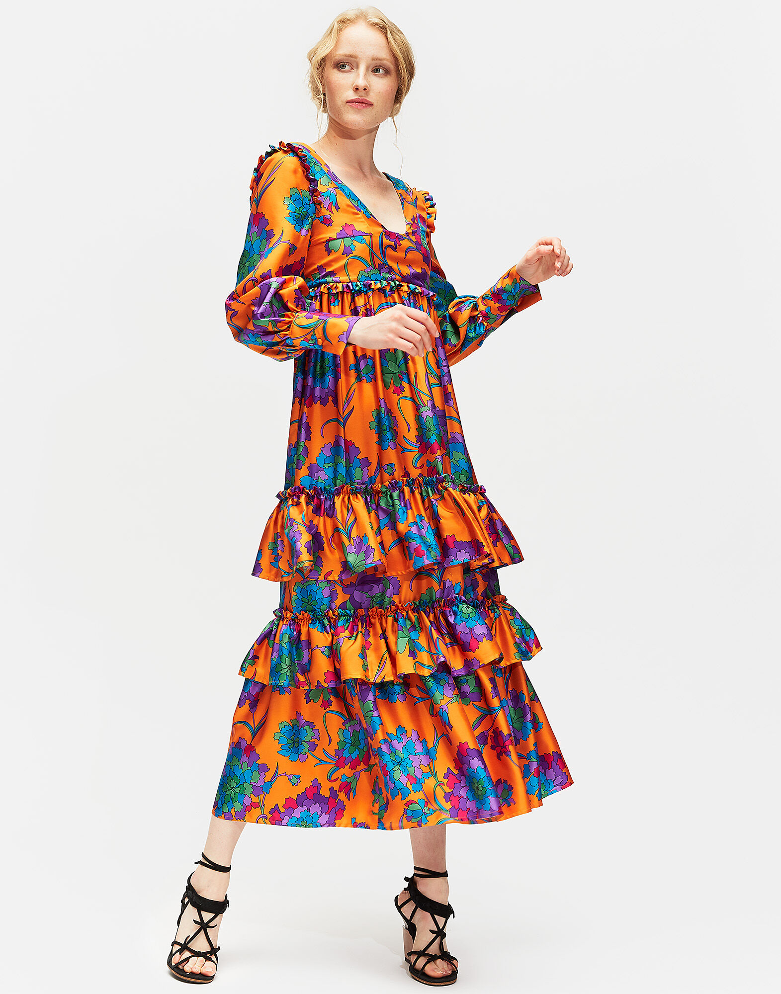 LaDoubleJ Casati Dress Dandelion Arancio DRE0046SIL001DAN0002