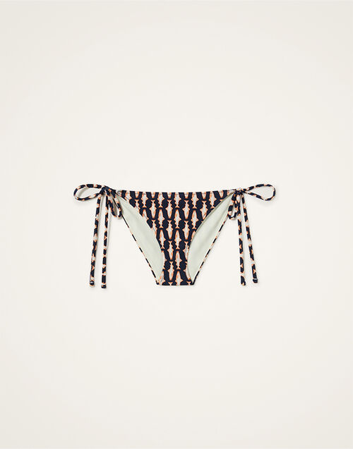 La DoubleJ String Bikini Bottom Pesciolini Blue SWI0004LYC001PES04BU03