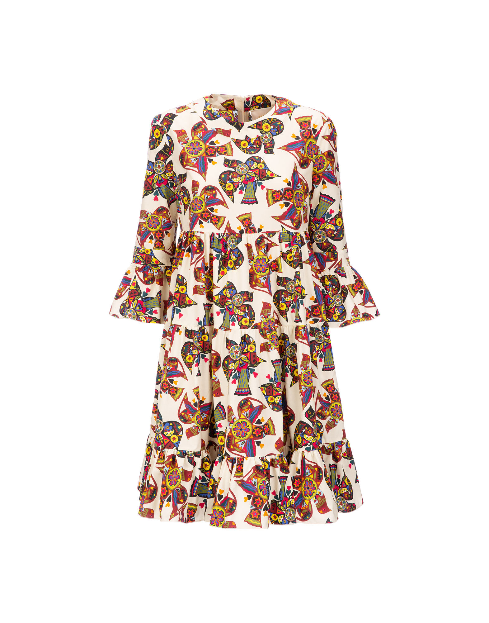 LaDoubleJ Bambi Dress Piccolo Dove DRE0188COT001PCD0001