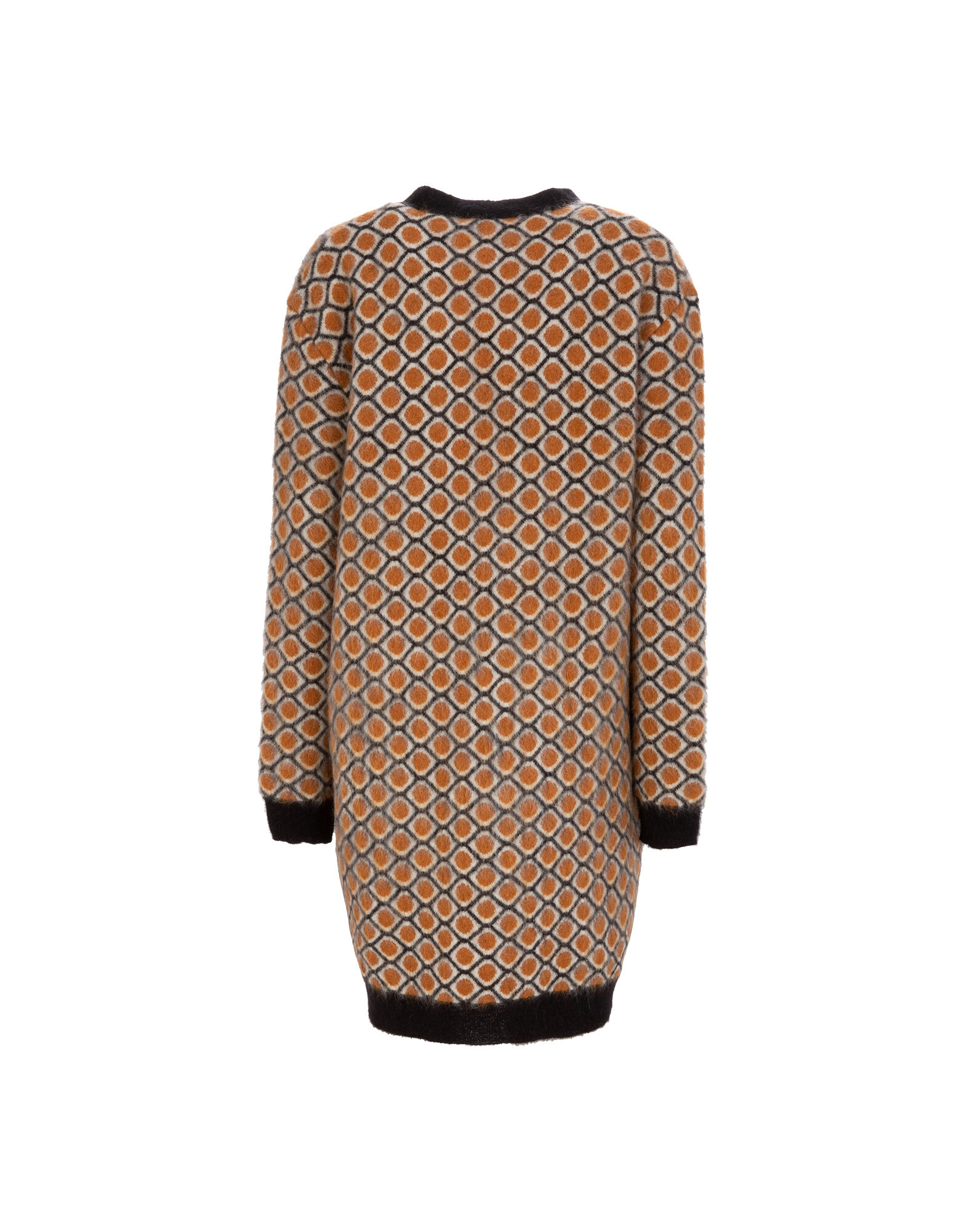 LaDoubleJ Cardigan Coat Pomodorini Ocra PUL0019KNI012POM0005