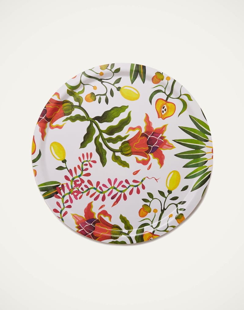 La DoubleJ Round Printed Tray La DoubleJ Round Printed Tray Eden TRA0002WOD001HLE0008