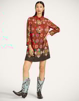 La DoubleJ Short Artemis Dress La DoubleJ Short Artemis Dress Nucleus Placée Rust DRE0180CAD001NUC02OR04