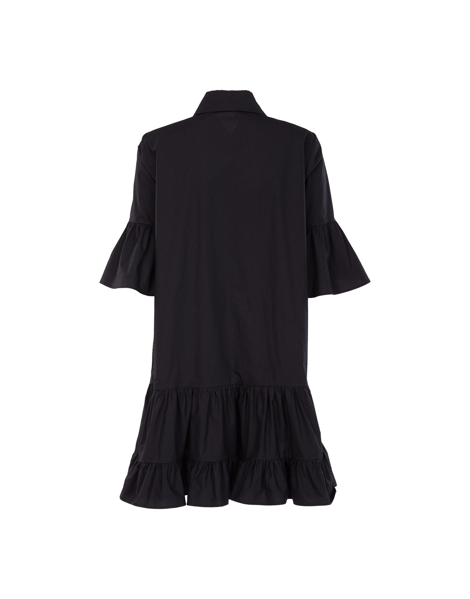 La DoubleJ Choux Dress Solid Black DRE0193COT001BLA0001