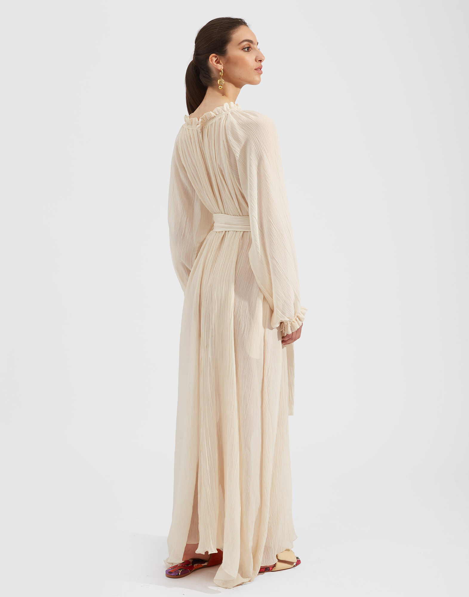 La DoubleJ Cerere Dress Solid White DRE0399CRE007WHI0005