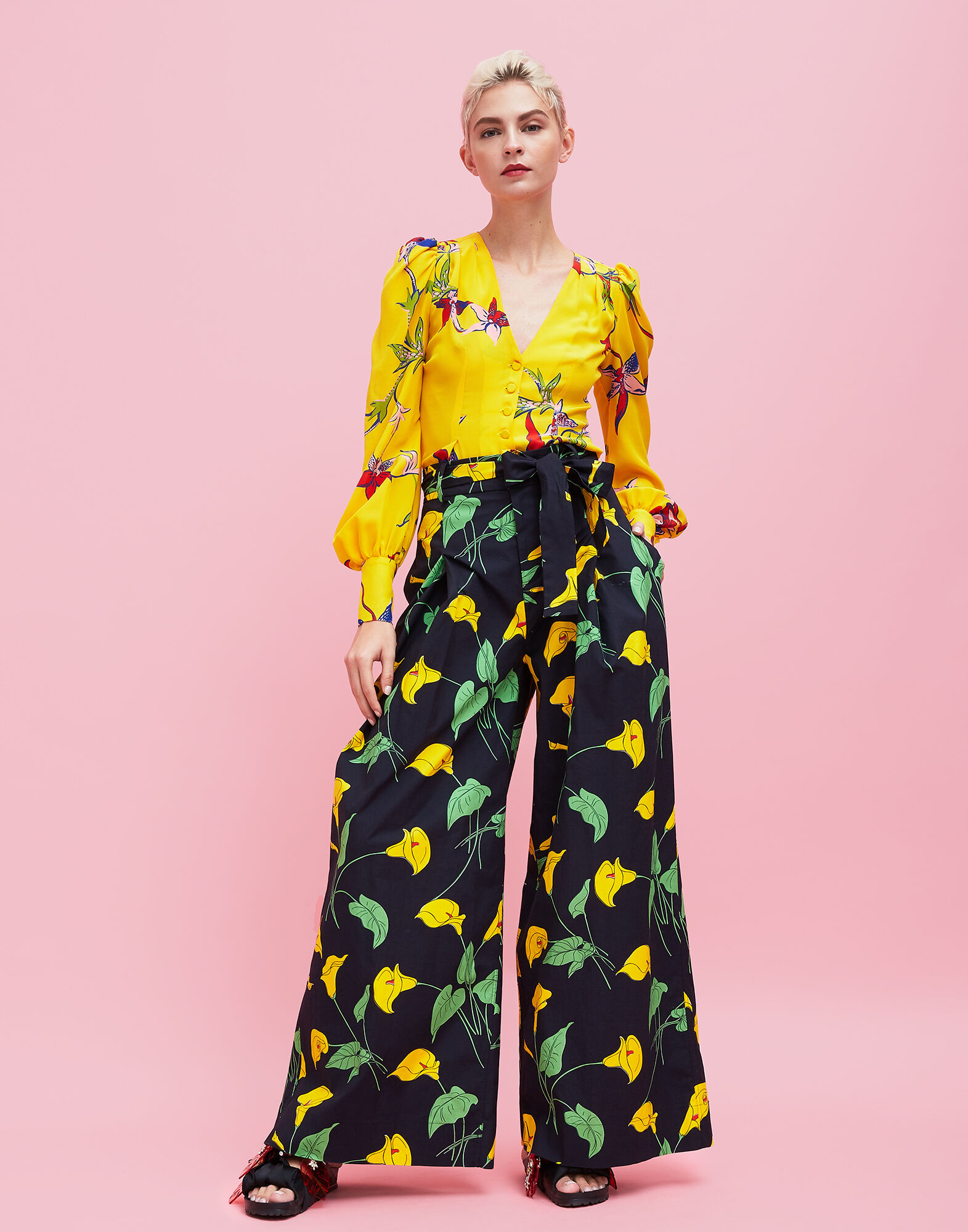 LaDoubleJ Balloon Pants Calla TRO0012COT006CAL0001