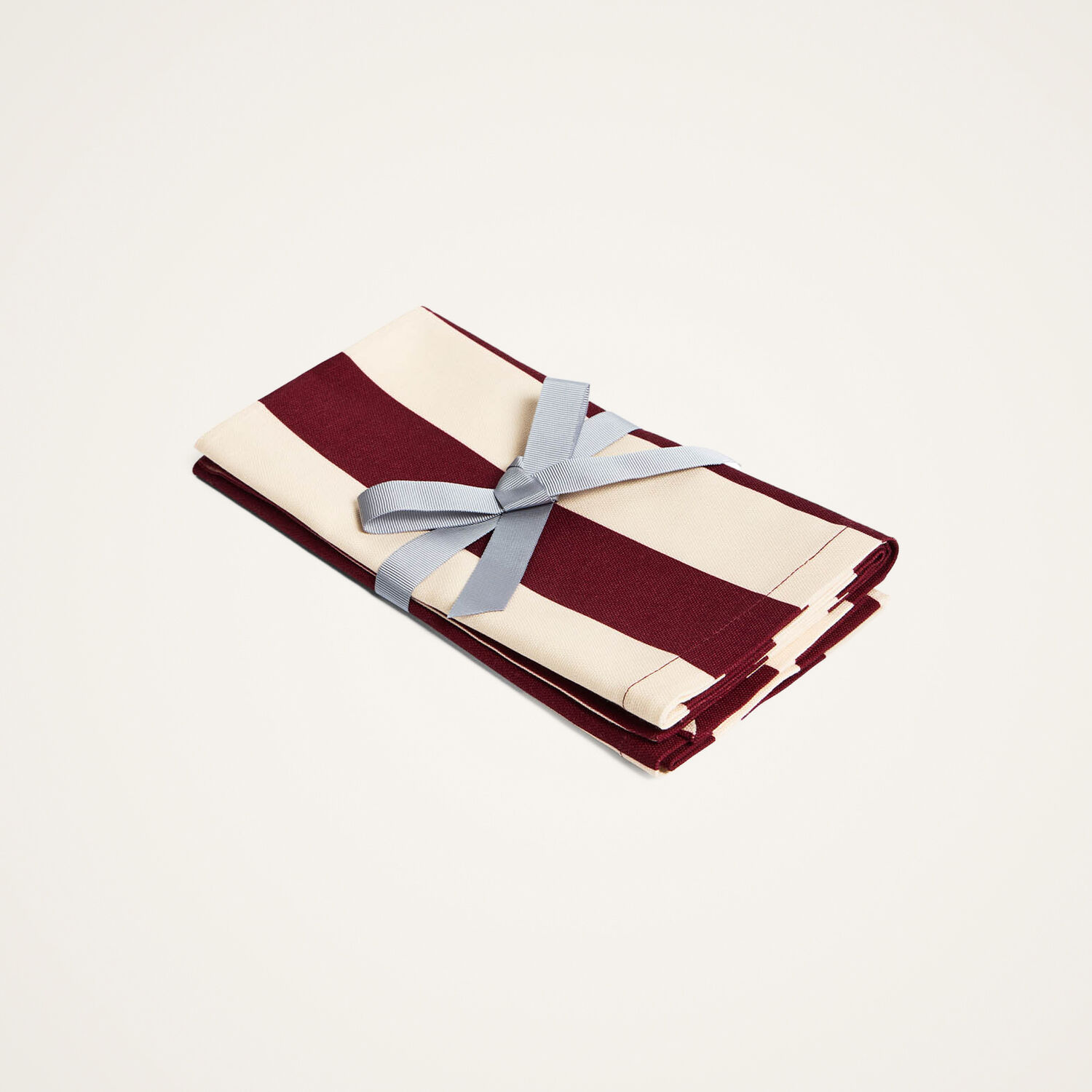 La Doublej Large Napkins Set Of 2 In Contrada Bordeaux