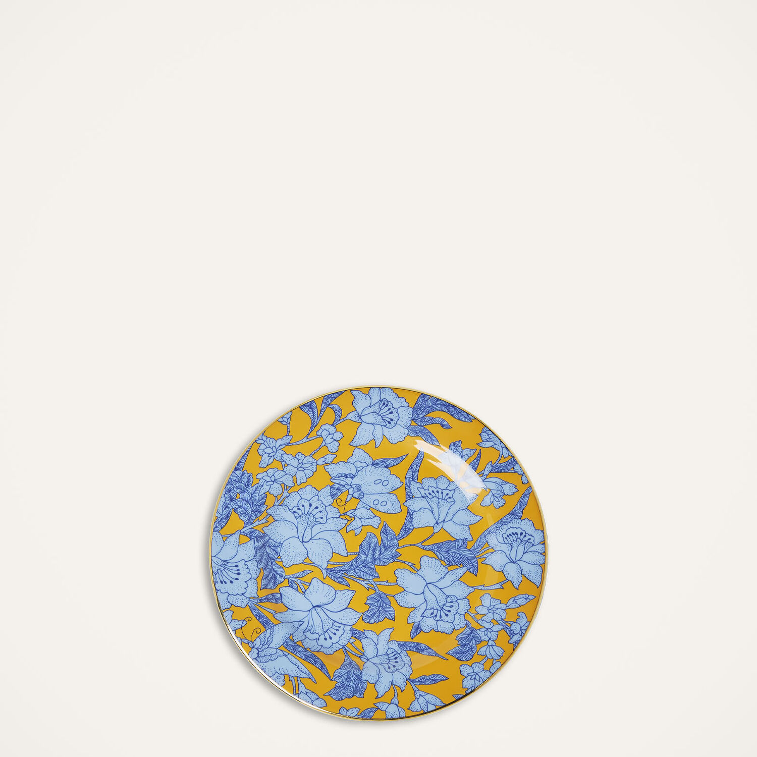  La Doublej Dessert & Side Plates Women - Dessert Plates Set Of 2 Lilium Zafferano One Size 100% Porcelain 