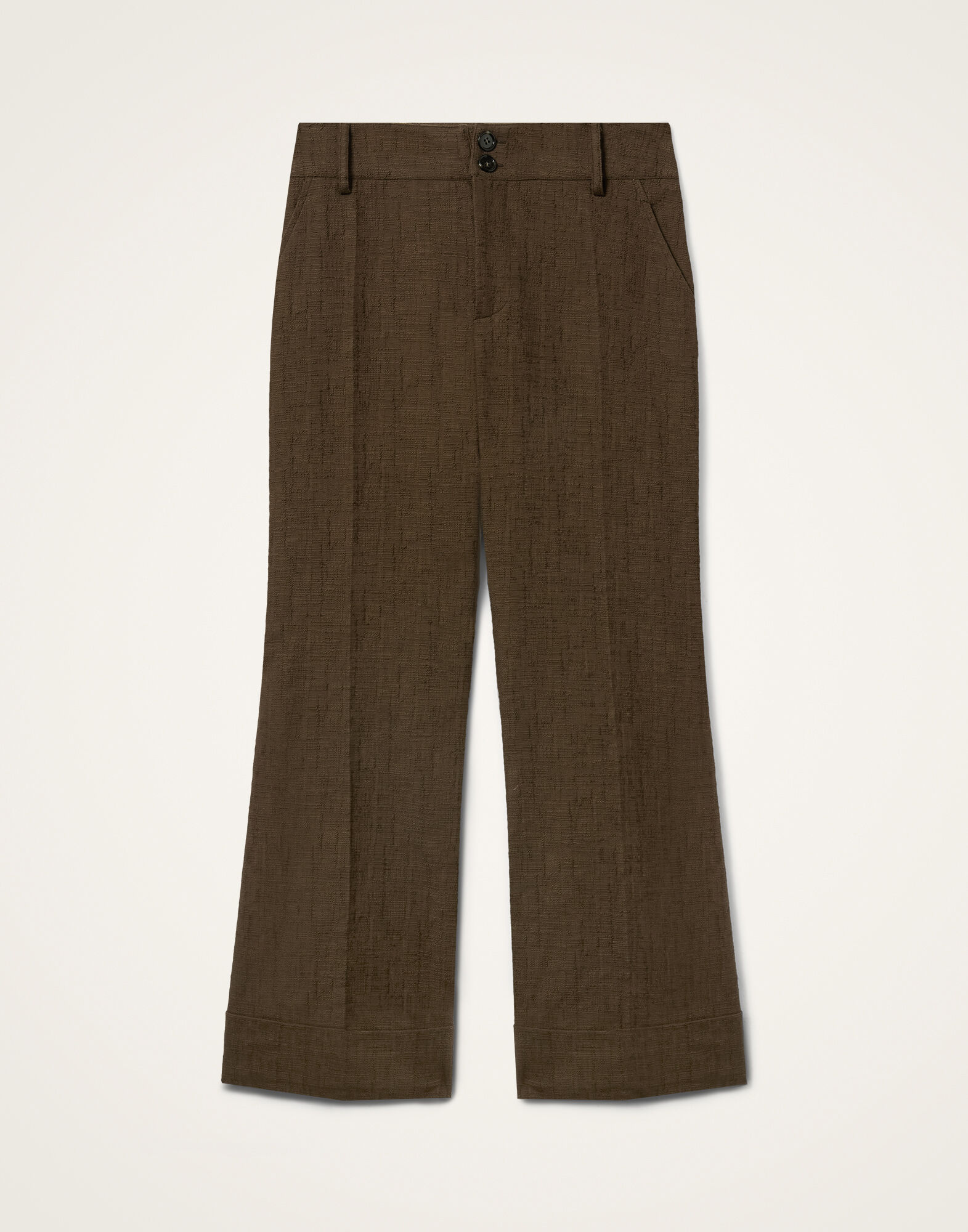 La DoubleJ Hendrix Pants Solid Chocolate TRO0014COT005SOLIDBR07