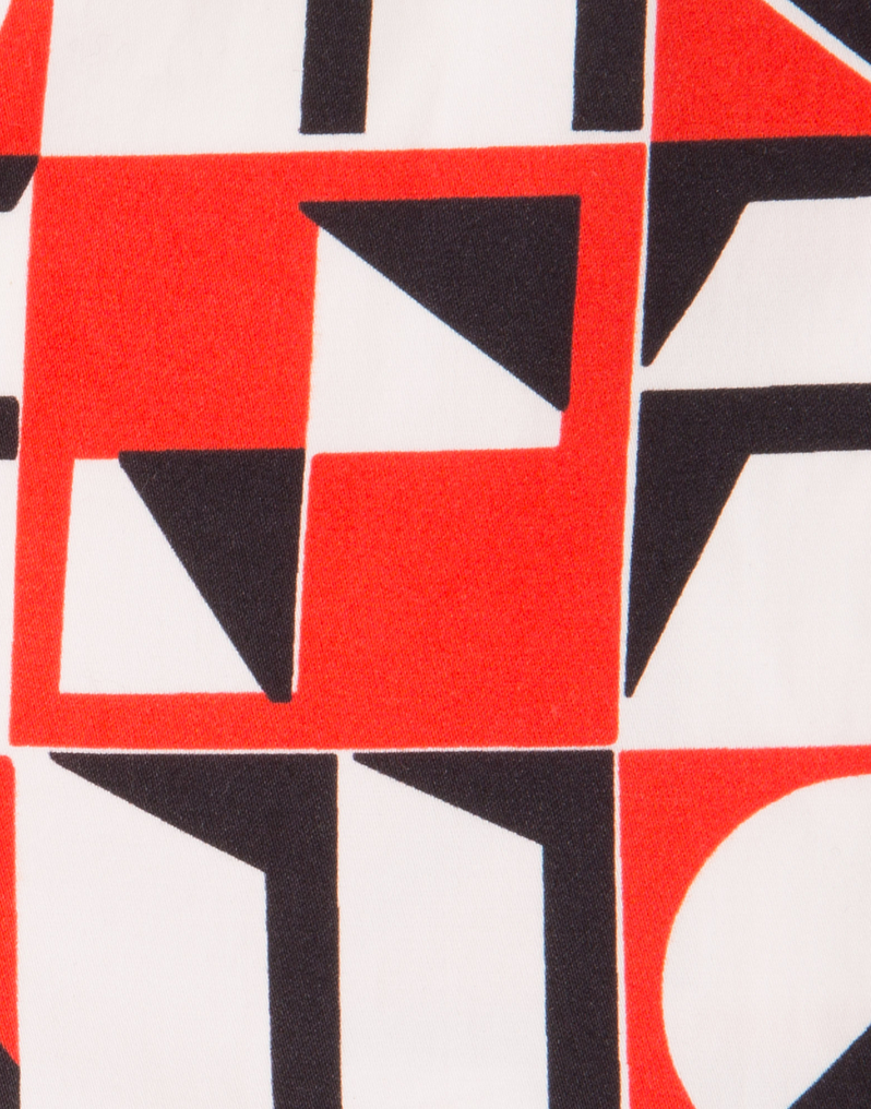 LaDoubleJ Ruffle Shorts LaDoubleJ Ruffle Shorts Geometrico TRO0005COT002GEO0001