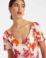 La DoubleJ Flamenco Dress La DoubleJ Flamenco Dress Hottie Cream DRE0663SAB001HOT01WH03