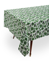 La DoubleJ Medium Tablecloth Wildbird Verde TBC0002LIN001CER0006