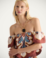 La DoubleJ Soul Pendant Necklace La DoubleJ Soul Pendant Necklace 24k Gold Plate & Onyx NEC0017BRA003ONY01YE05