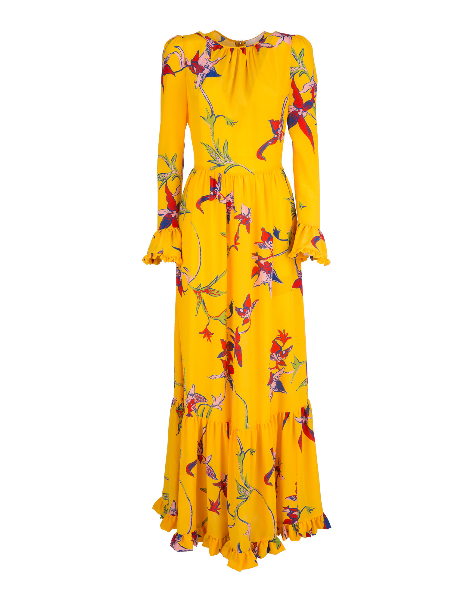LaDoubleJ Visconti Dress Orchidea Giallo DRE0070GEO001ORC0002