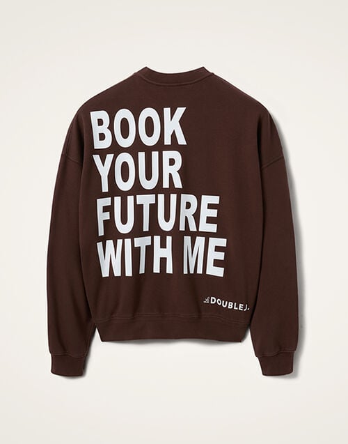 La DoubleJ Off Court Sweatshirt La DoubleJ Off Court Sweatshirt Solid Brown SWE0035JER054SOLIDBR07