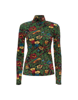 La DoubleJ Turtleneck Night Garden SHI0030JER005GAR0001