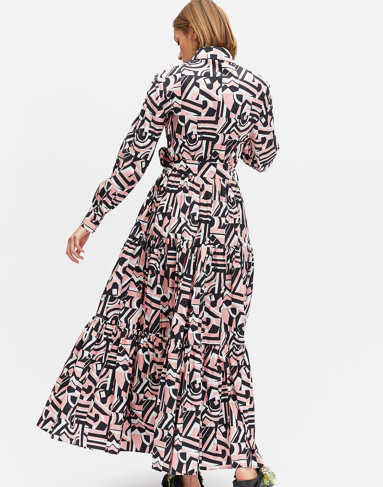 LaDoubleJ Bellini Dress Tetris DRE0016COT001TET0001