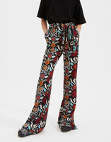 LaDoubleJ Slit Pants LaDoubleJ Slit Pants Fire Flower TRO0015JER007FIR0001