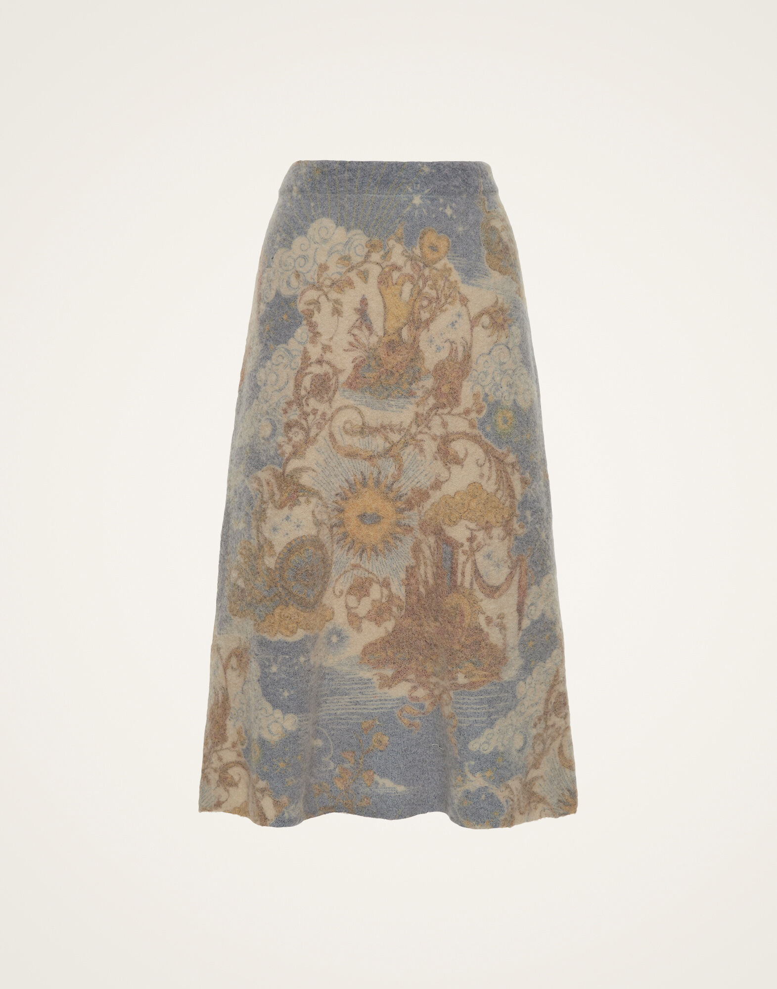 La DoubleJ All-In Skirt Light Blue SKI0134KNI124VA291BU01