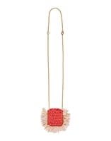 LaDoubleJ Mini Purse Necklace Solid Red NEC0008RAF001RED0004