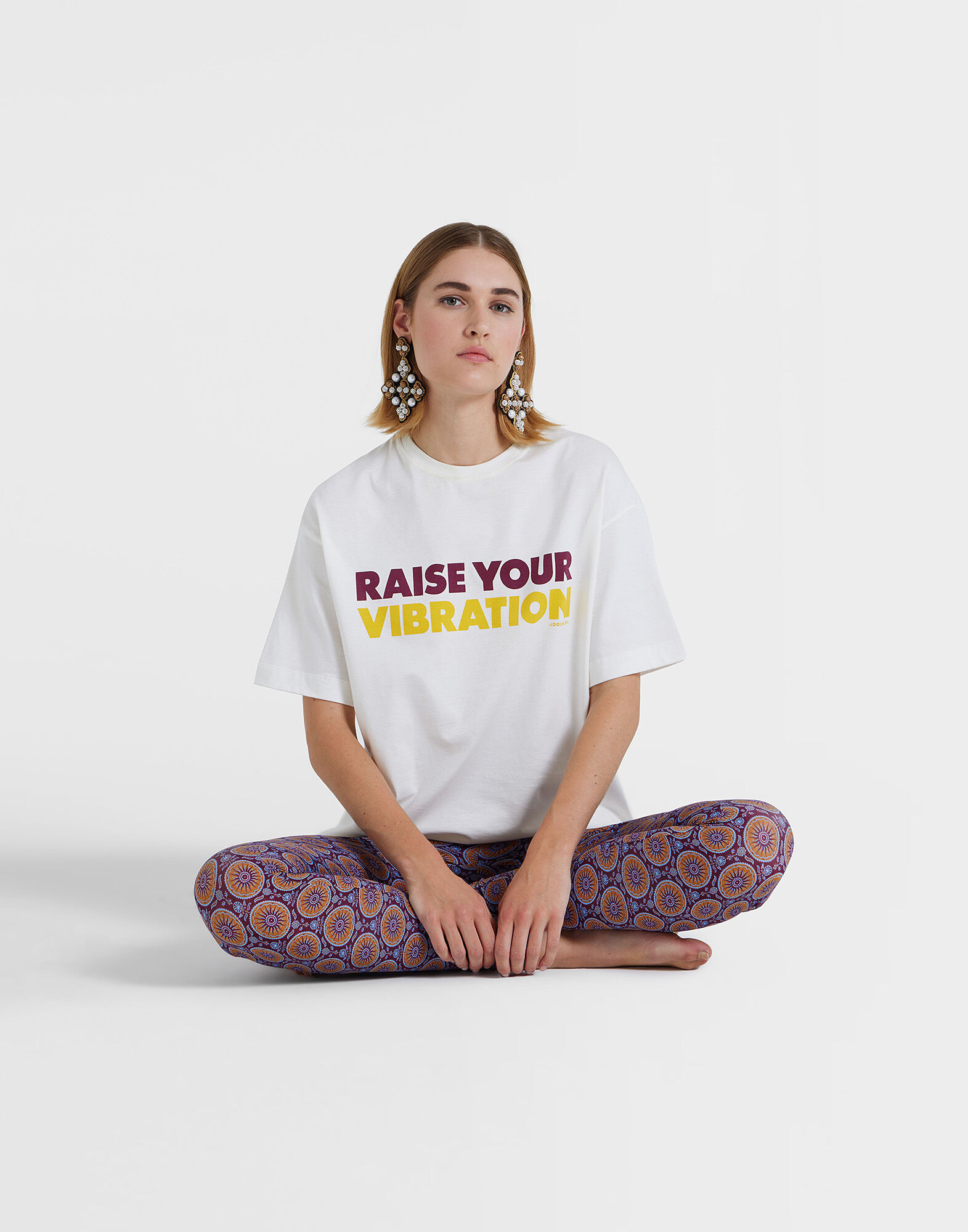 La DoubleJ House T-Shirt Off White TSH0020JER032SOP03WH05